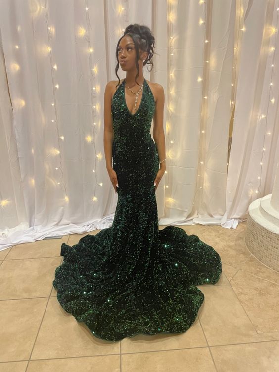 Emerald green prom dress Long Party Dress Formal Dress fg3465 formalgowns