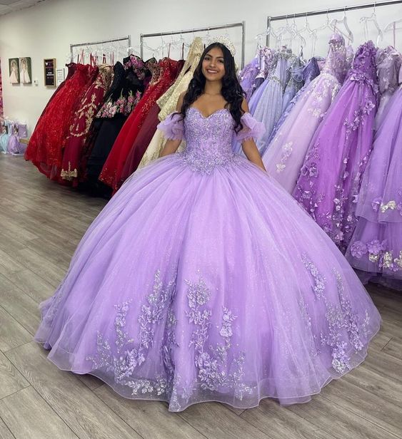 Lavender sweet hot sale 15 dresses