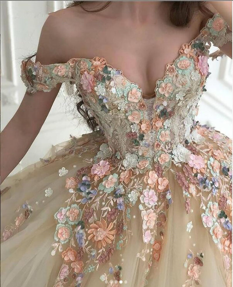 Champagne 2024 floral dress