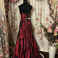 Retro Strapless Prom Dresses Long Evening Party Dress    fg7358