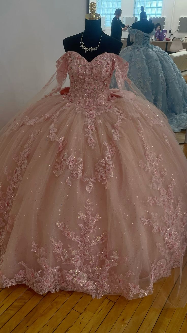 A Line Pink Quinceanera Dress Ball Gown Off Shoulder Sweet 16 Dress      fg7367