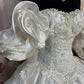 A Line Long Elegant Wedding Dresses Princess Bridal Gown       fg7347