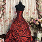 Red A Line Ball Gown Long Evening Party Dress    fg7349