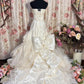 Strapless Long Elegant Wedding Dresses Princess Bridal Gown       fg7345