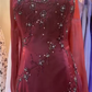 Burgundy Prom Dresses Evening Dress Floor Length Party Gowns     fg6556