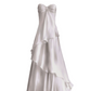 Sexy A line Sweetheart Party Dresses White Long Prom Dresses    fg5154