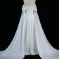 Elegant Satin Prom Dress, Draped Bodice Formal Evening Dress       fg7212