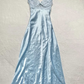 Blue Long Evening Dresses Fashion Party Gowns   fg6695