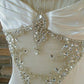 Vintage White Mermaid Prom Dress Wedding Dress     fg7199