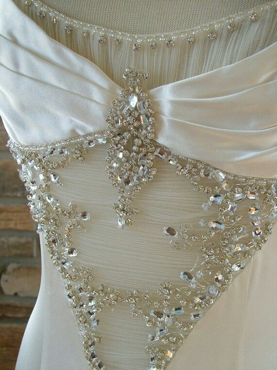 Vintage White Mermaid Prom Dress Wedding Dress     fg7199