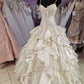 A Line Long Satin Lace Wedding Dress Spaghetti Straps Bridal Gown    fg7229