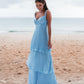 Charming Blue Prom Dress Long Evening Dress    fg3116