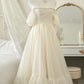 Elegant Off Shoulder Prom Dress, Princess Evening Dress       fg7213