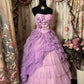 A Line Quinceanera Dress Ball Gown Tulle Sweet 16 Dress      fg7232