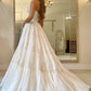 Vintage Wedding Dresses Strapless A Line Classic Bridal Gown      fg6957