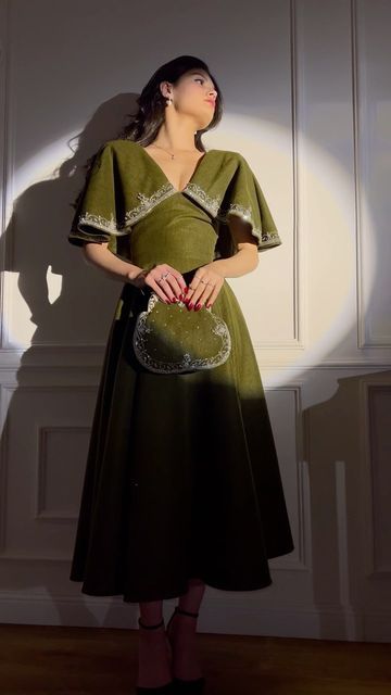 Elegant A line Prom Dress,Green Evening Dress Formal Prom Gown     fg7270