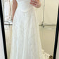 Stunning Off Shoulder Long Lace Wedding Dresses        fg7291