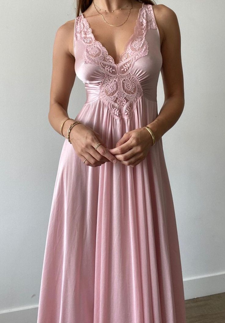 Pink A line Prom Dress,Lace Evening Dress Formal Prom Gown     fg7283