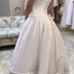 A Line Off Shoulder Long Wedding Dress Simple Bridal Dresses      fg7277