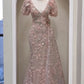 Elegant Mermaid 3D Floral Lace Prom Dress     fg5684