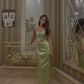 Evening Dresses Sage Green Sexy Formal Party Gowns      fg5460