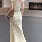 Elegant Summer New Fashion Evening Party Vintage Midi Dresses Bodycon Prom Dress       fg5847