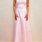 Pretty A Line Spaghetti Straps Pink Evening Dress Long Prom Dresses   fg7559