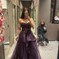 Strapless Long Evening Prom Dresses, Custom Made Dress      fg5600