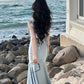 Vintage Elegant Satin Strap Midi Dress Women Summer Casual Party Dress      fg5846