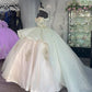 Luxury Quinceanera Dresses Applique Corset Ball Gown Prom Sweet 16 Dress    fg2493