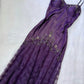 Vintage purple dress with flower accents Formal Evening Dress         fg6334