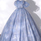 Tulle Lace Long Ball Gown, Off the Shoulder Formal Evening Gown      fg5466