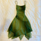 A line green shinny dress sexy party dress Homecoming Dress   fg6137