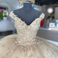 Sweet 16 Quinceanera Dresses Floral Applique Tulle Ball Gown      fg6823