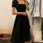 Black Ankle Length Prom Dress Party Dresses       fg5059