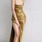 Gold Prom Dress Formal Party Dress       fg5214