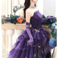 Elegant Purple A-Line Prom Dress Stars Love Elegant Lolita Party Dress    fg5105