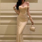 Sexy V-neck Bodycon Wedding Party Dresses Women Elegant Mesh Patchwork Formal Occasion Evening Prom Dress        fg5267