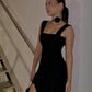 Black Party Prom Dress with Slit      fg4603