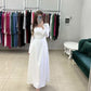 White Prom Dresses, Long Occasion Dress   fg4633