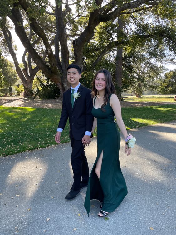 Elegant Dark Green Long Prom Dresses       fg4968