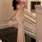 Sexy V-neck Bodycon Wedding Party Dresses Women Elegant Mesh Patchwork Formal Occasion Evening Prom Dress        fg5267