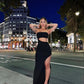 Elegant Black Prom Dress Party Dress       fg5221