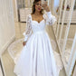 White Prom Dresses A Line Party Gown for Women   fg4640