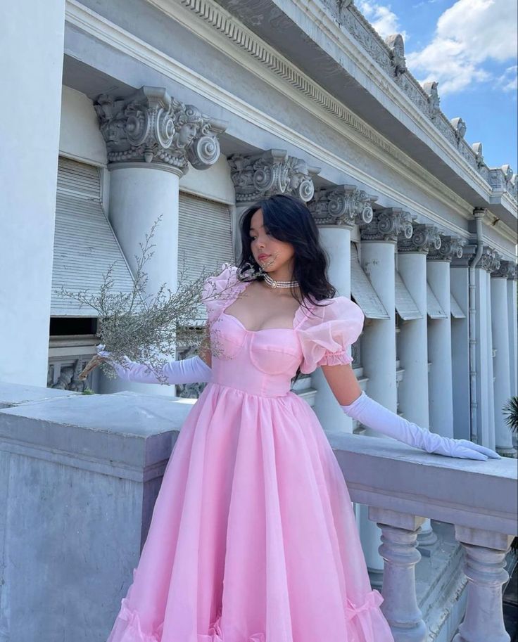 Vintage pink hot Dress