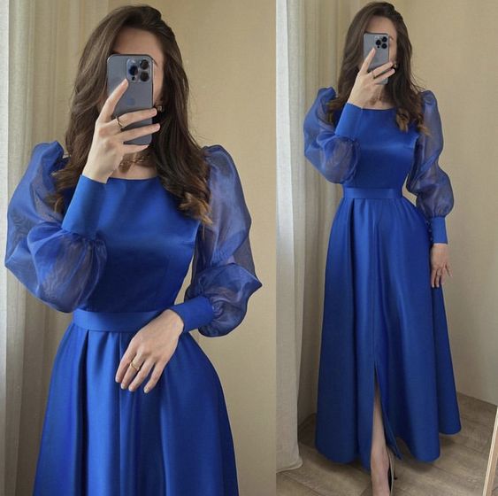 Royal Blue Evening Dresses Prom Gowns Formal Women Dress fg4125 – formalgowns