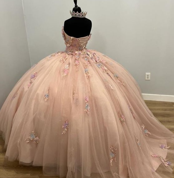 A-line Off The Shoulder Tulle Prom Dress Party Dress Formal Occasion Ball Gowns      fg5243