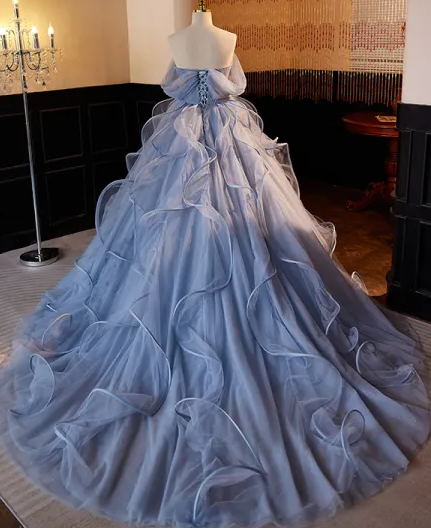 Evening gown Prom Wedding dress, dress, blue, fashion png