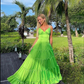 Apple Green Prom Dresses Long Evening Dresses      fg2169