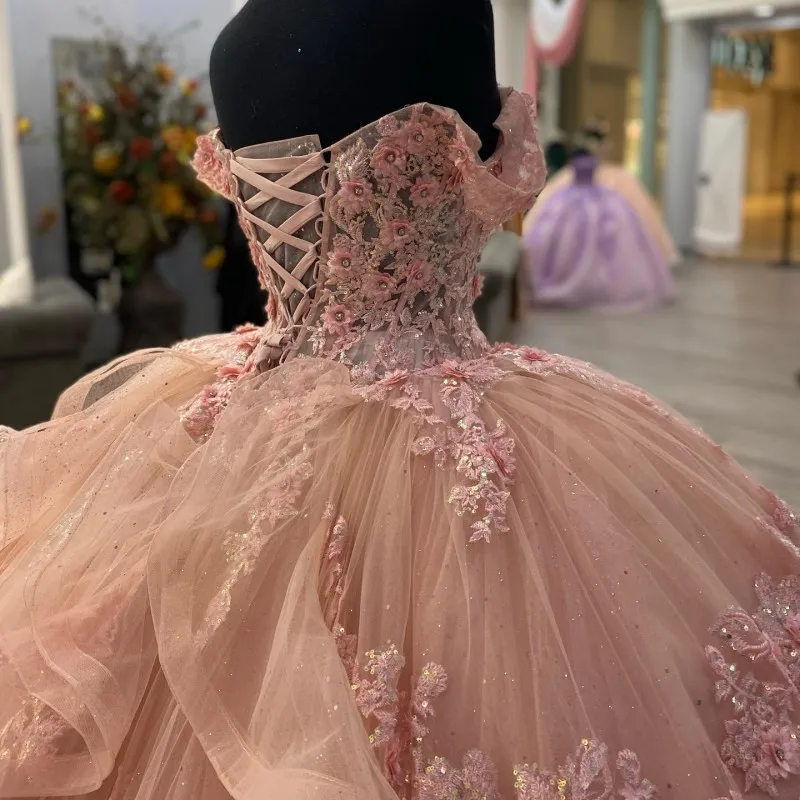 long sweet 16 dresses pink